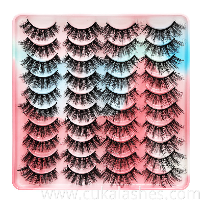 20 Pairs Natural Lashes